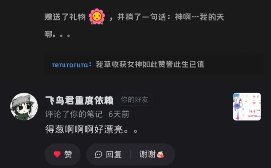 这是我四个女神。