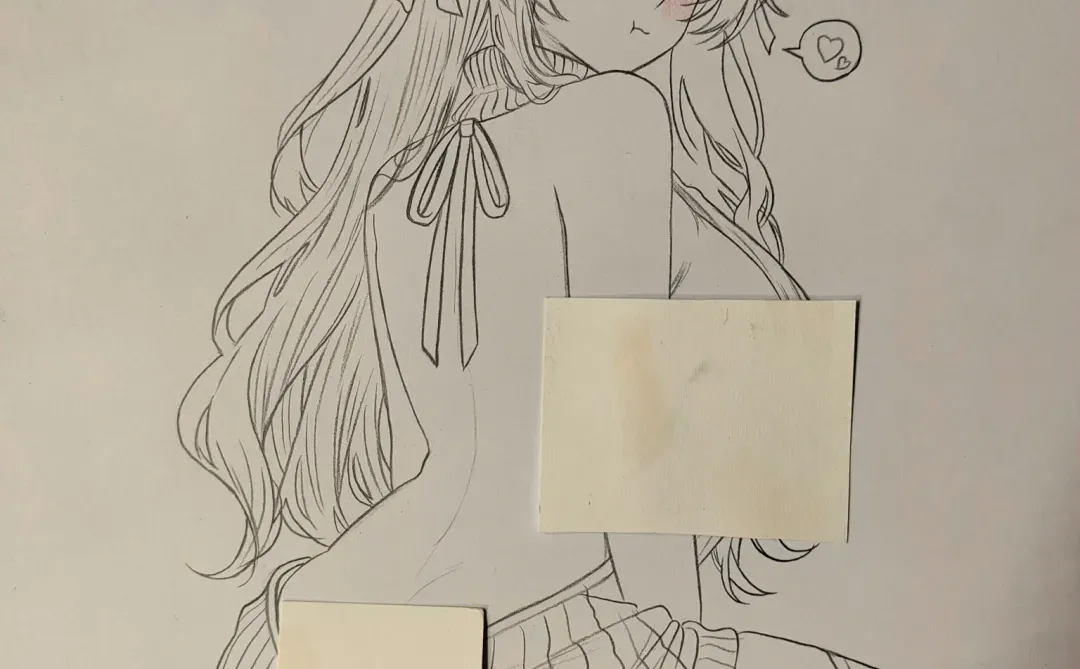 流萤线稿过程