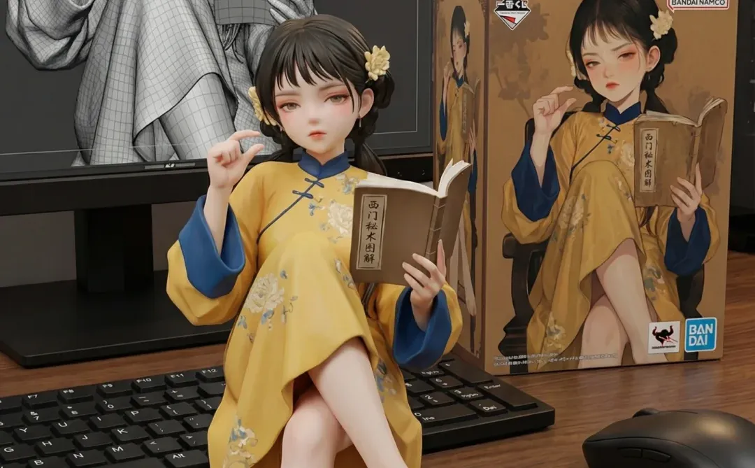 古风黄衫少女的设定