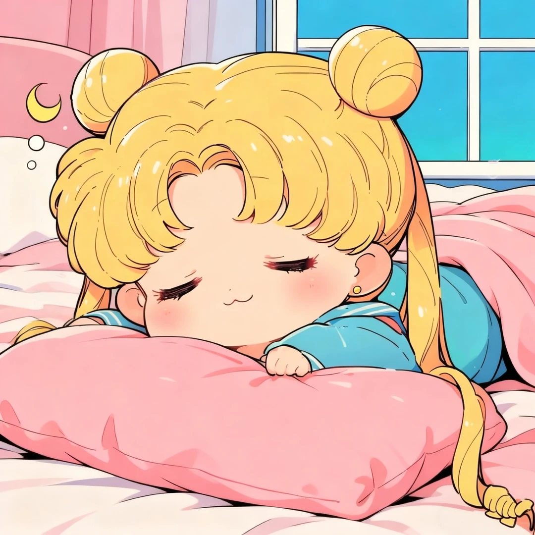 月亮不睡我不睡，我是秃头小宝贝｜美少女