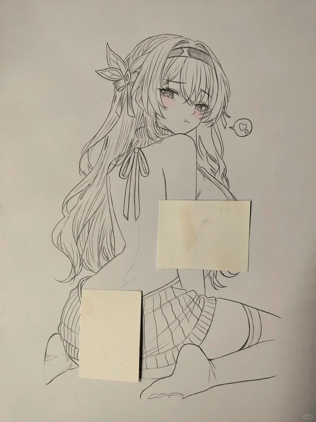 流萤线稿过程
