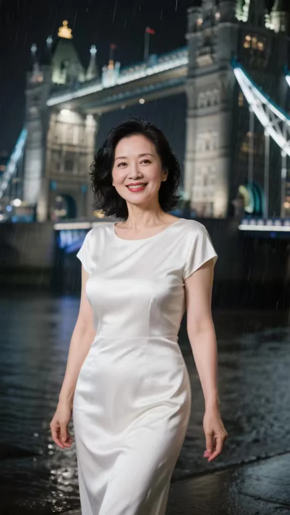 成熟柔艳清媚，48岁的阿姨碾轧雨夜