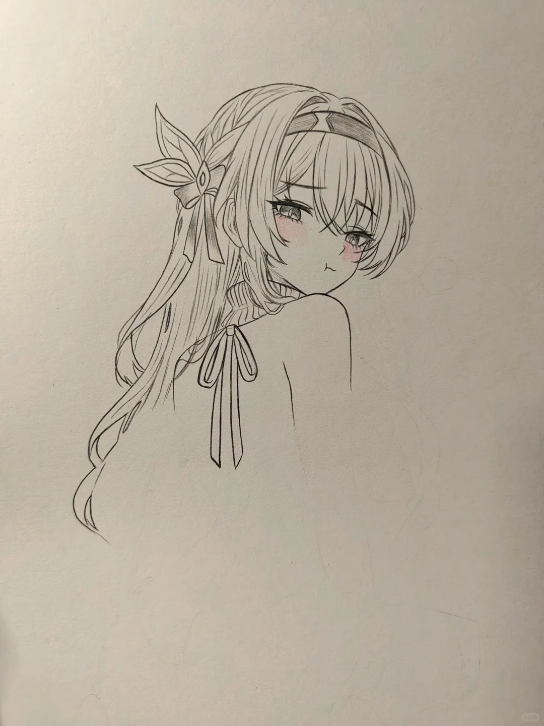 流萤线稿过程