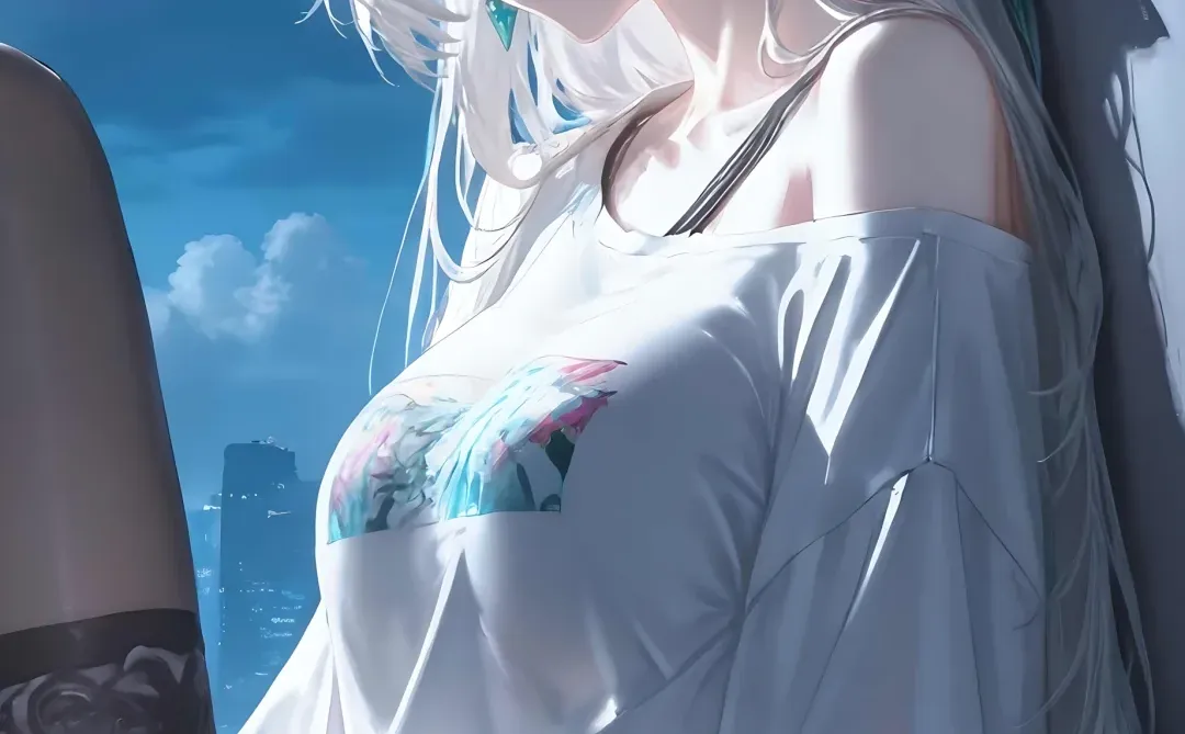 白毛姐姐14