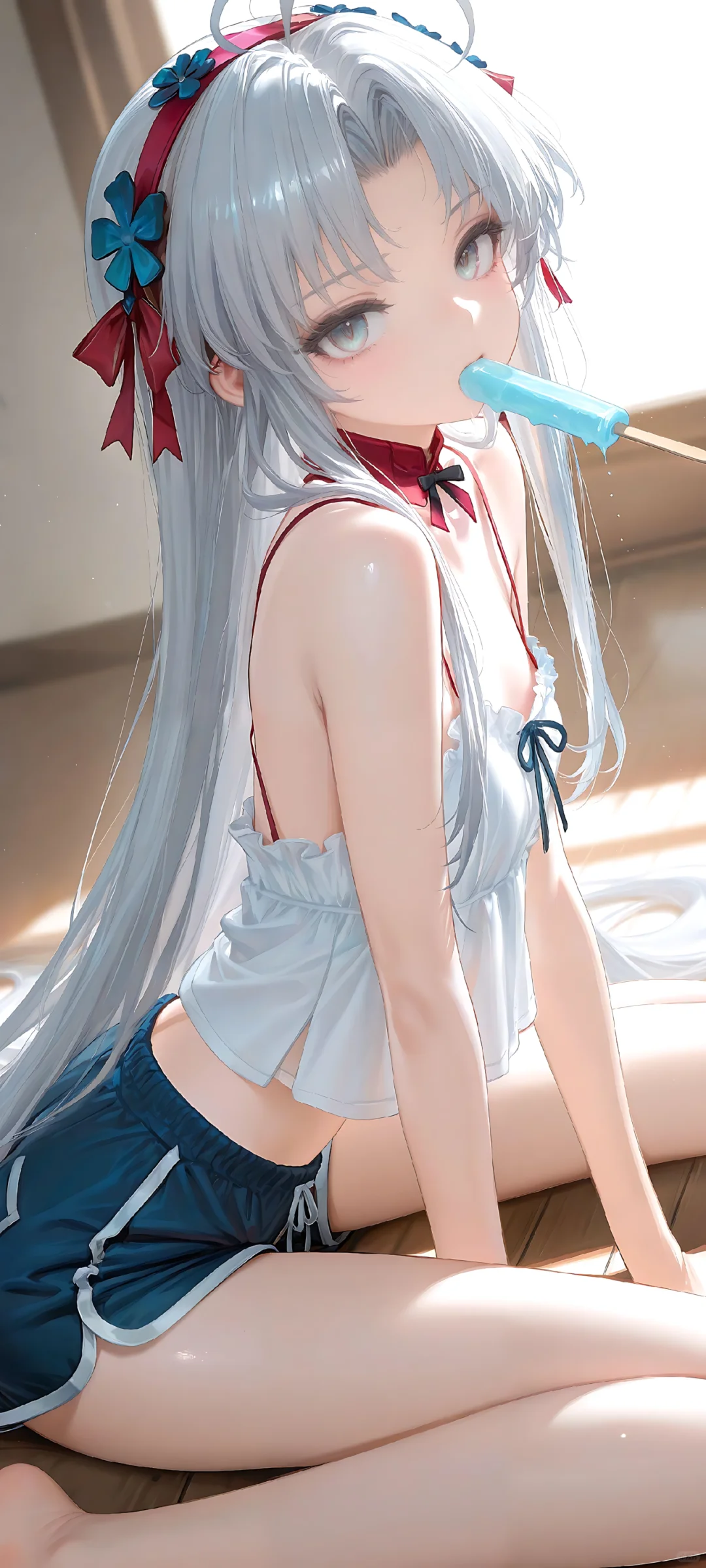白毛姐姐14
