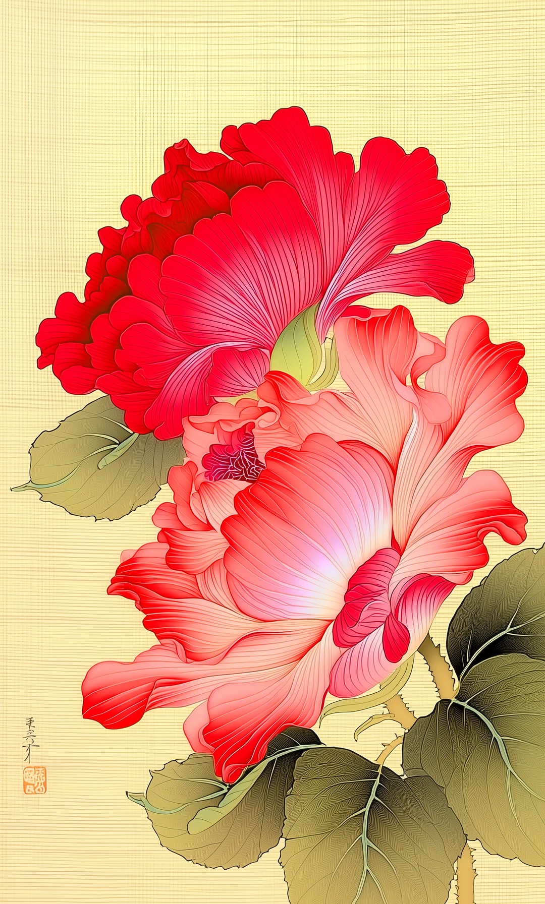 花卉图案-娇艳欲滴