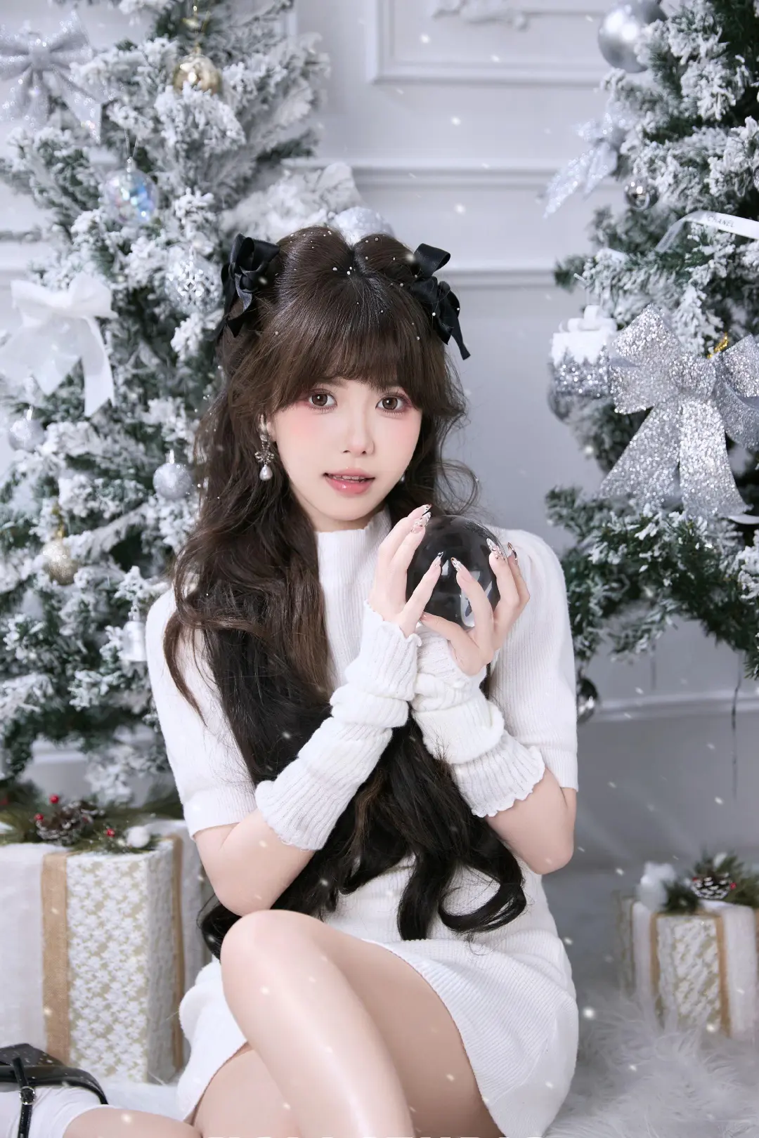 白色恋人❄️甜欲圣诞写真🍎朋友圈赞爆啦