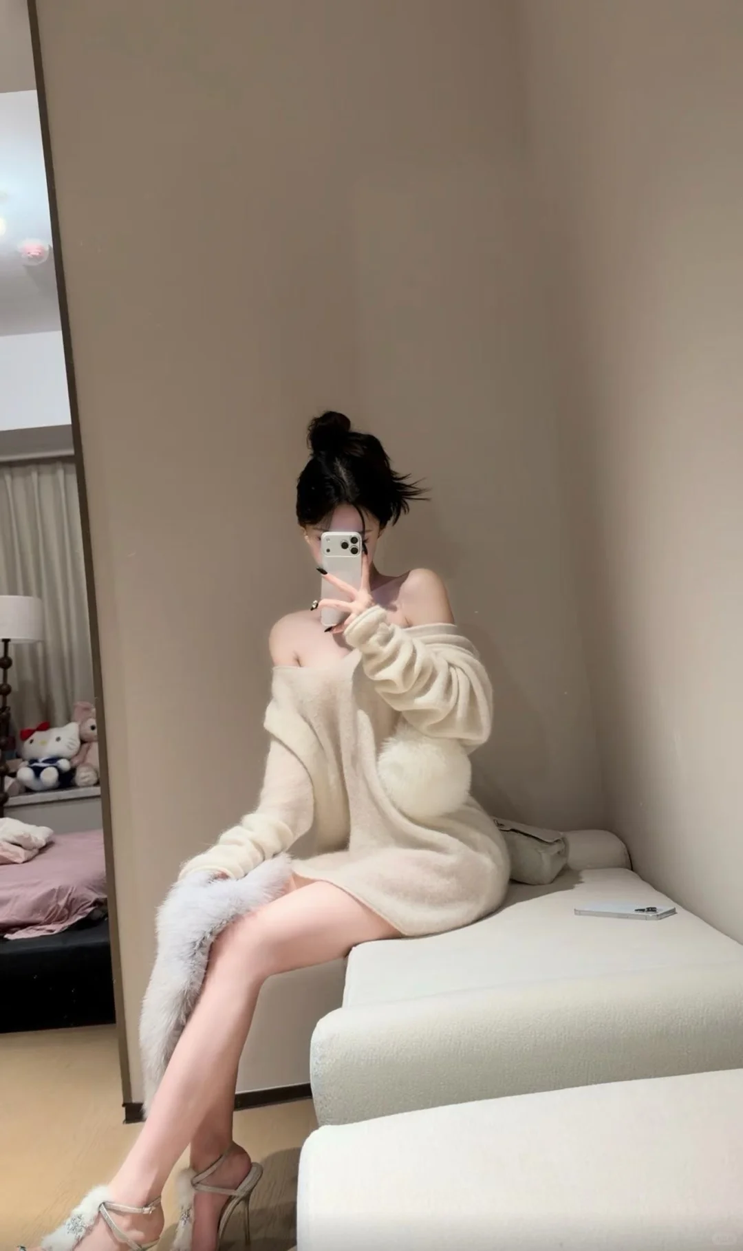 温柔纯欲风的毛衣裙🥰太喜欢了