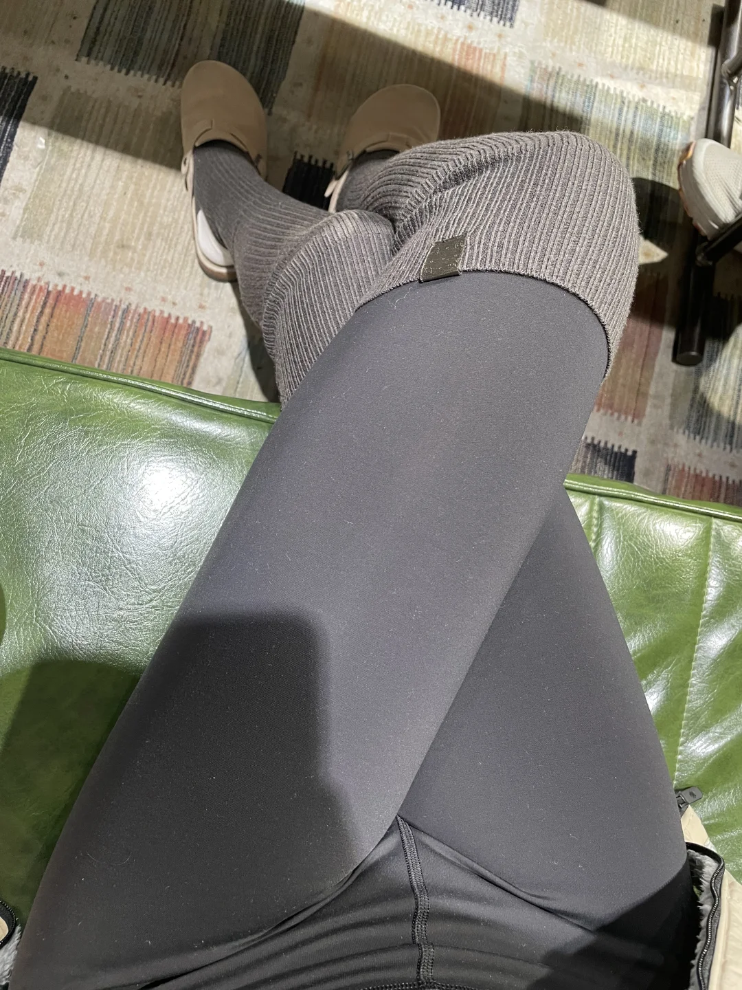 ♠️黑色系瑜伽裤配袜套♠️