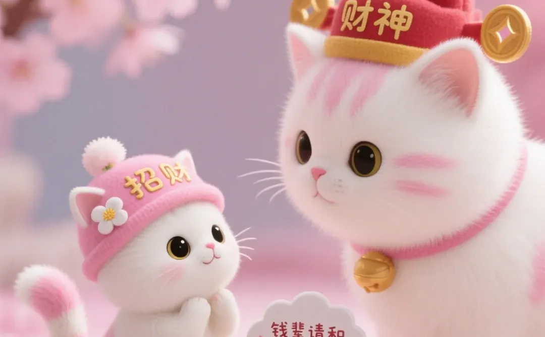 我是一只可爱又治愈的招财猫❤️