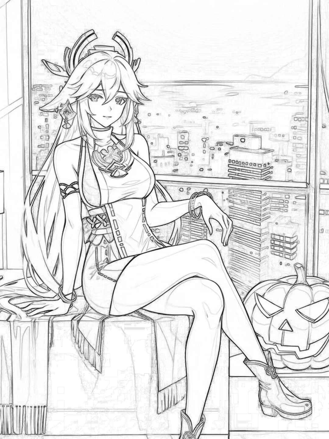 八重线稿
