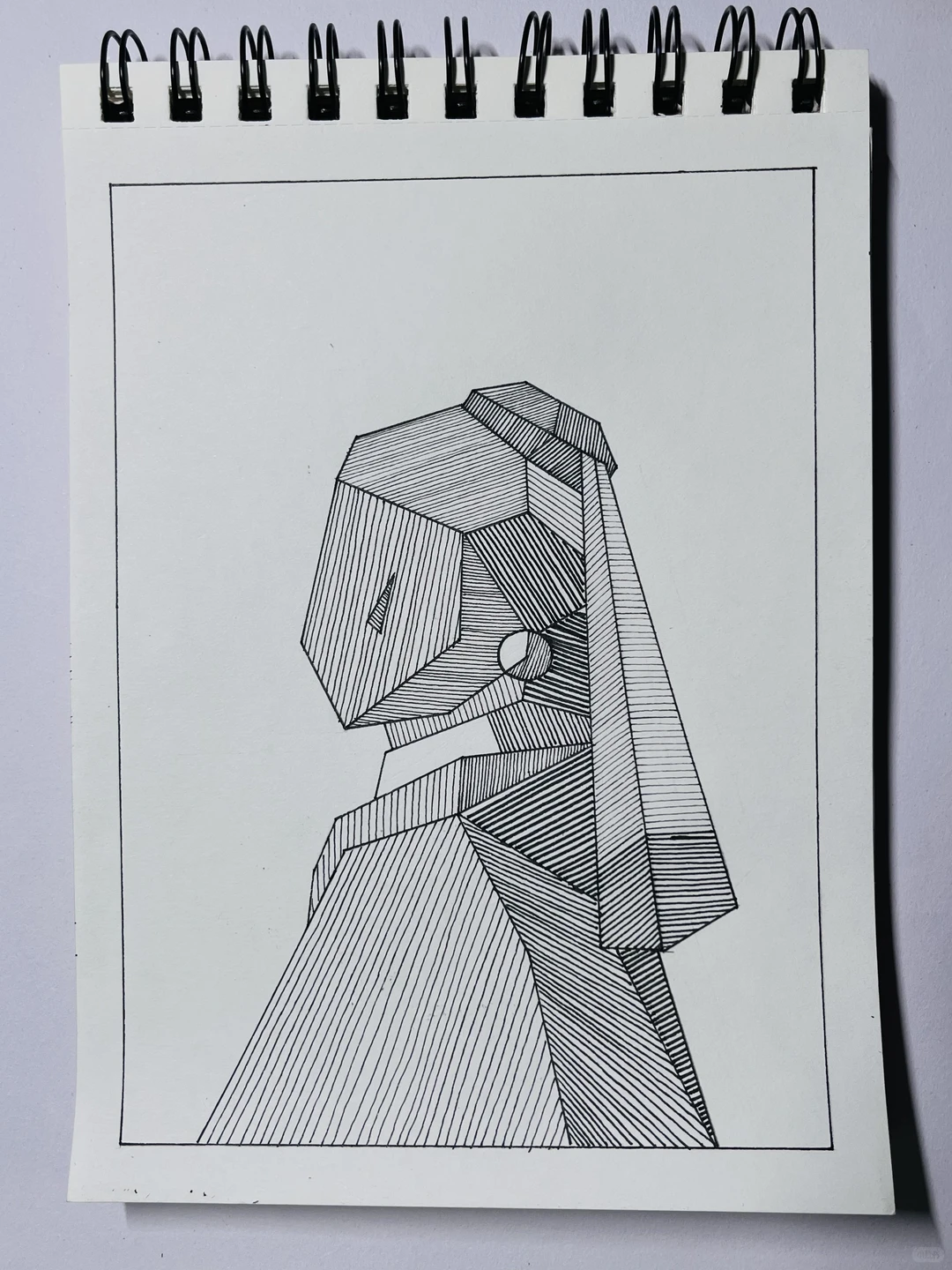 戴珍珠耳环的少女！👩🏻‍🦰控笔练习DAY ❽0🖊