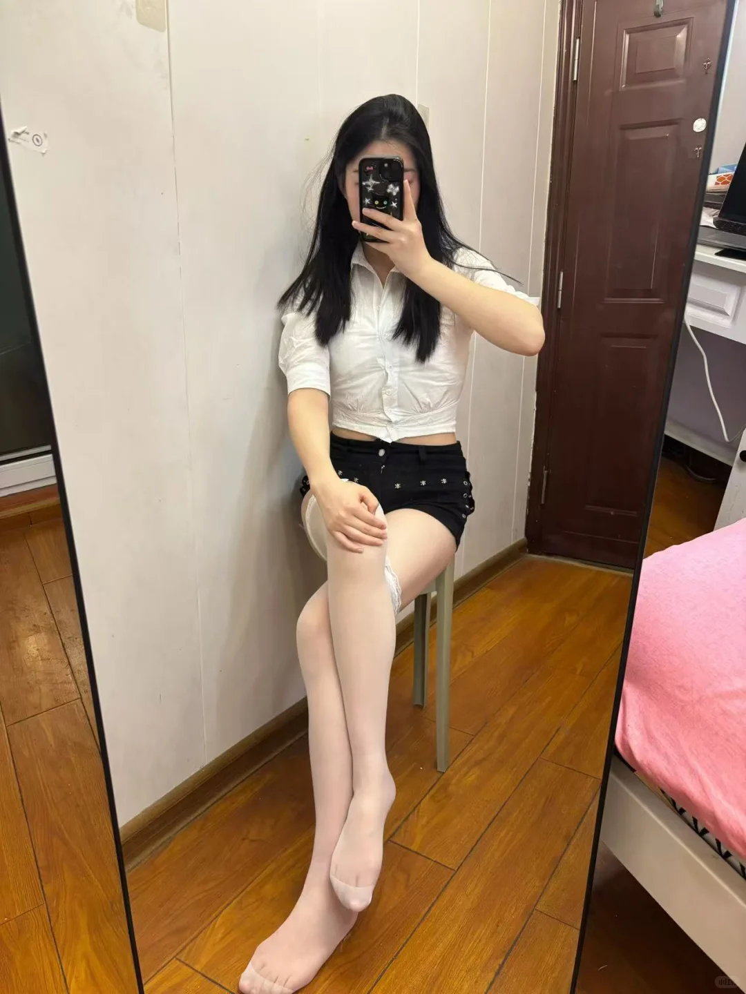 168/108 白丝穿搭