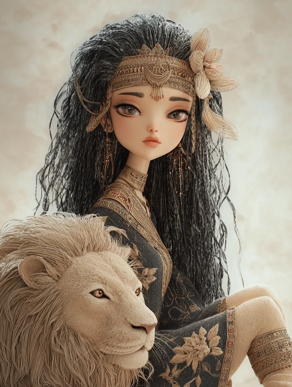 尼罗河畔的少女