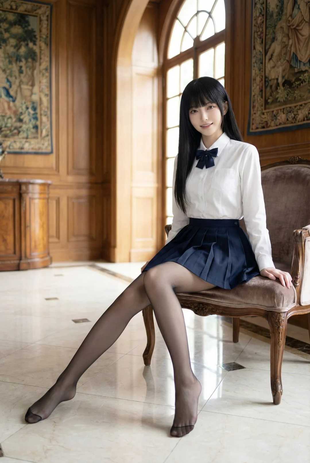 欧式公馆与JK少女