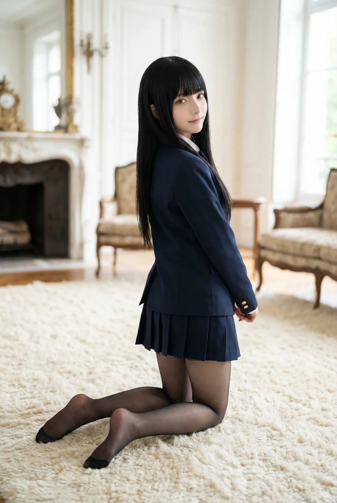 欧式公馆与JK少女