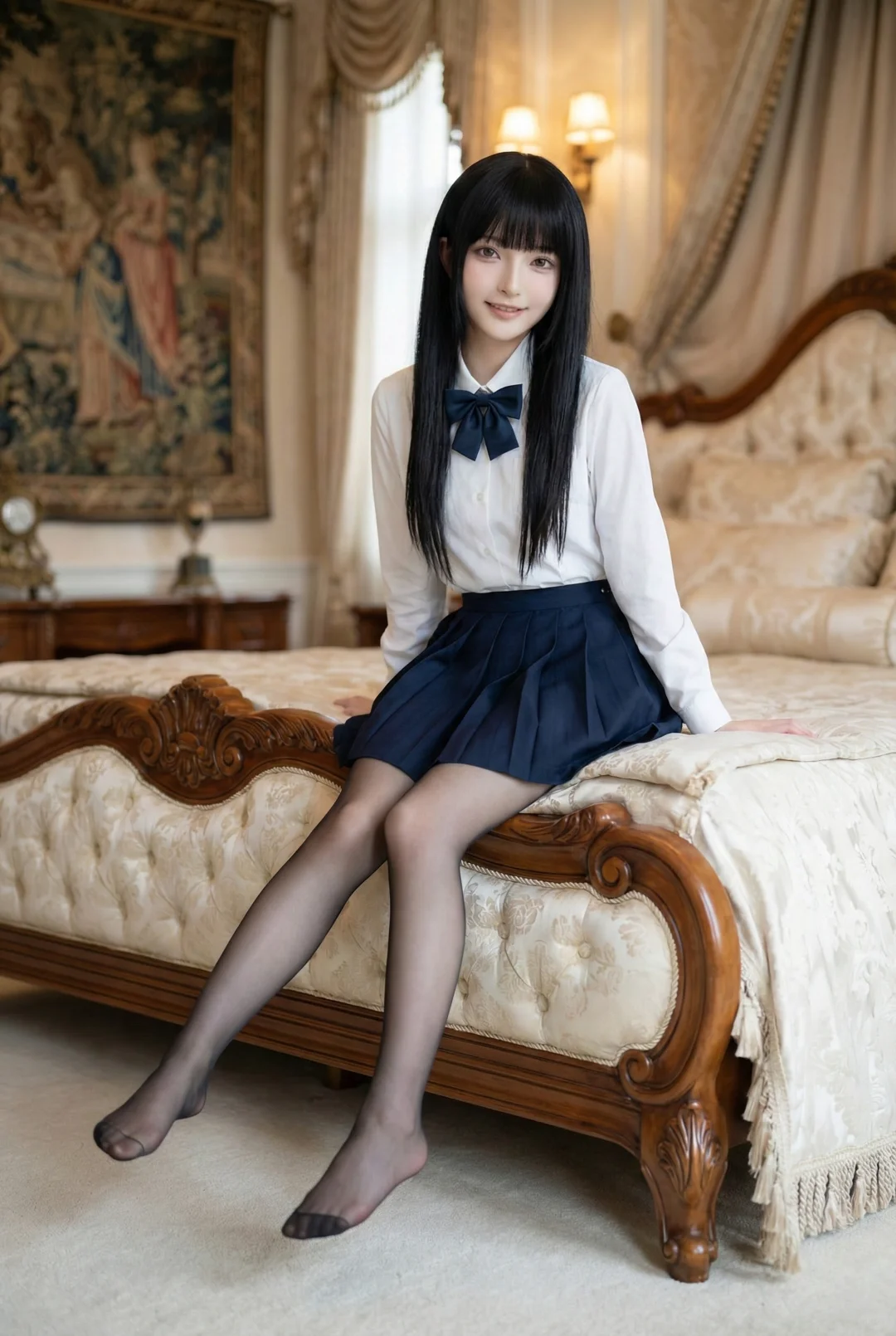 欧式公馆与JK少女