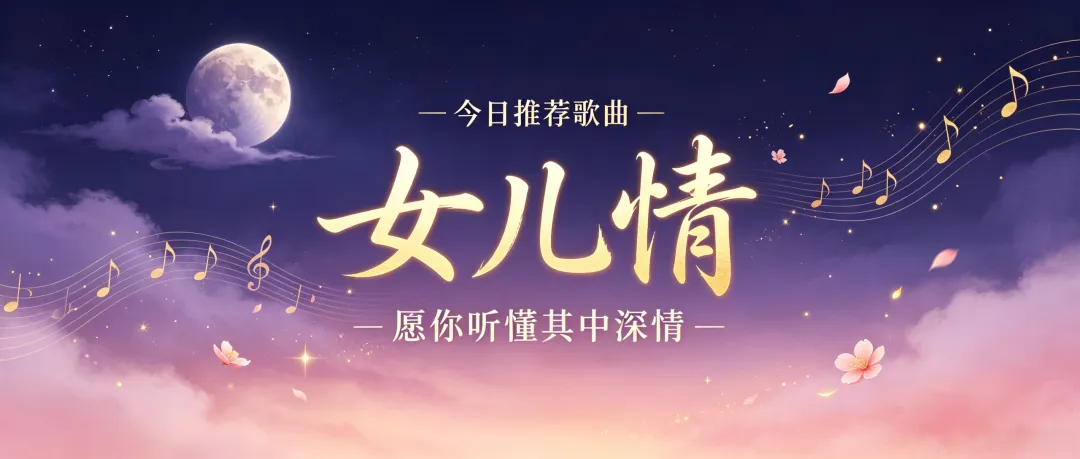 今日推荐歌曲:《女儿情》推荐理由:御弟哥哥,你说四大皆空,却紧闭双眼.你若睁开眼看看我,我不信你两眼空空.