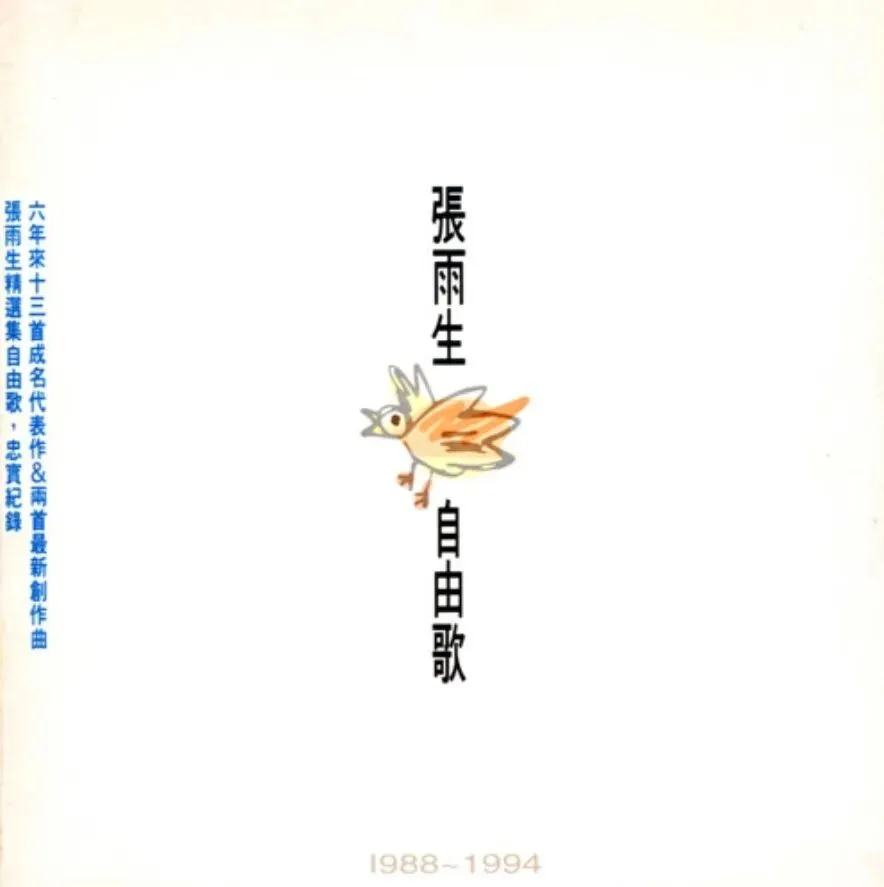 老哥听老歌273—张雨生精选集《自由歌》