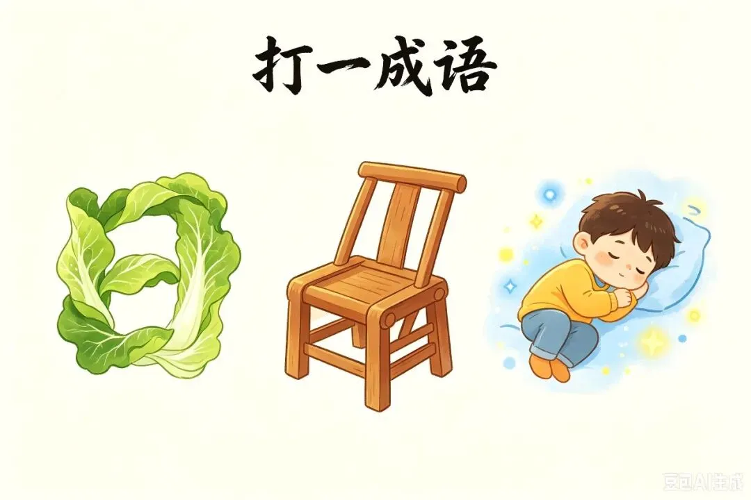 一道看图猜成语,一句老歌猜一字,很多人卡在第二题!