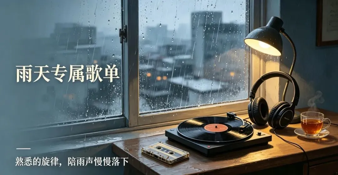 阴雨天专属歌单|这些耳熟能详的经典老歌,适配落雨时刻