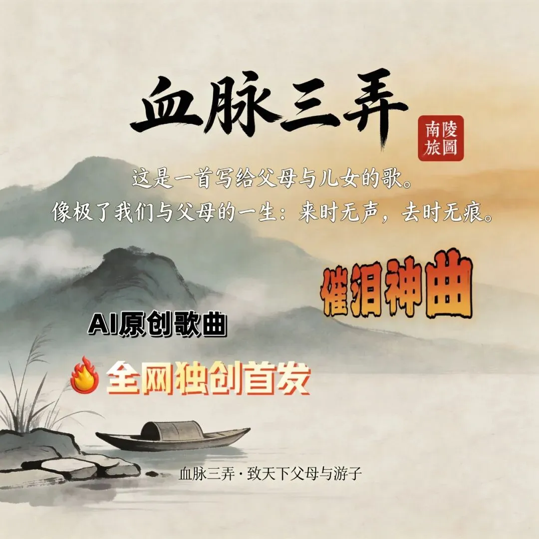 不是不孝,只是忙:这首AI原创歌曲《血脉三弄》,让千万人默默订了回家的票!