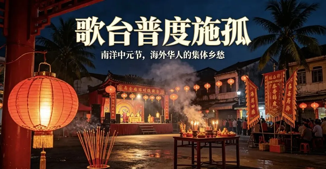 歌台普度施孤:南洋中元节,海外华人的集体乡愁