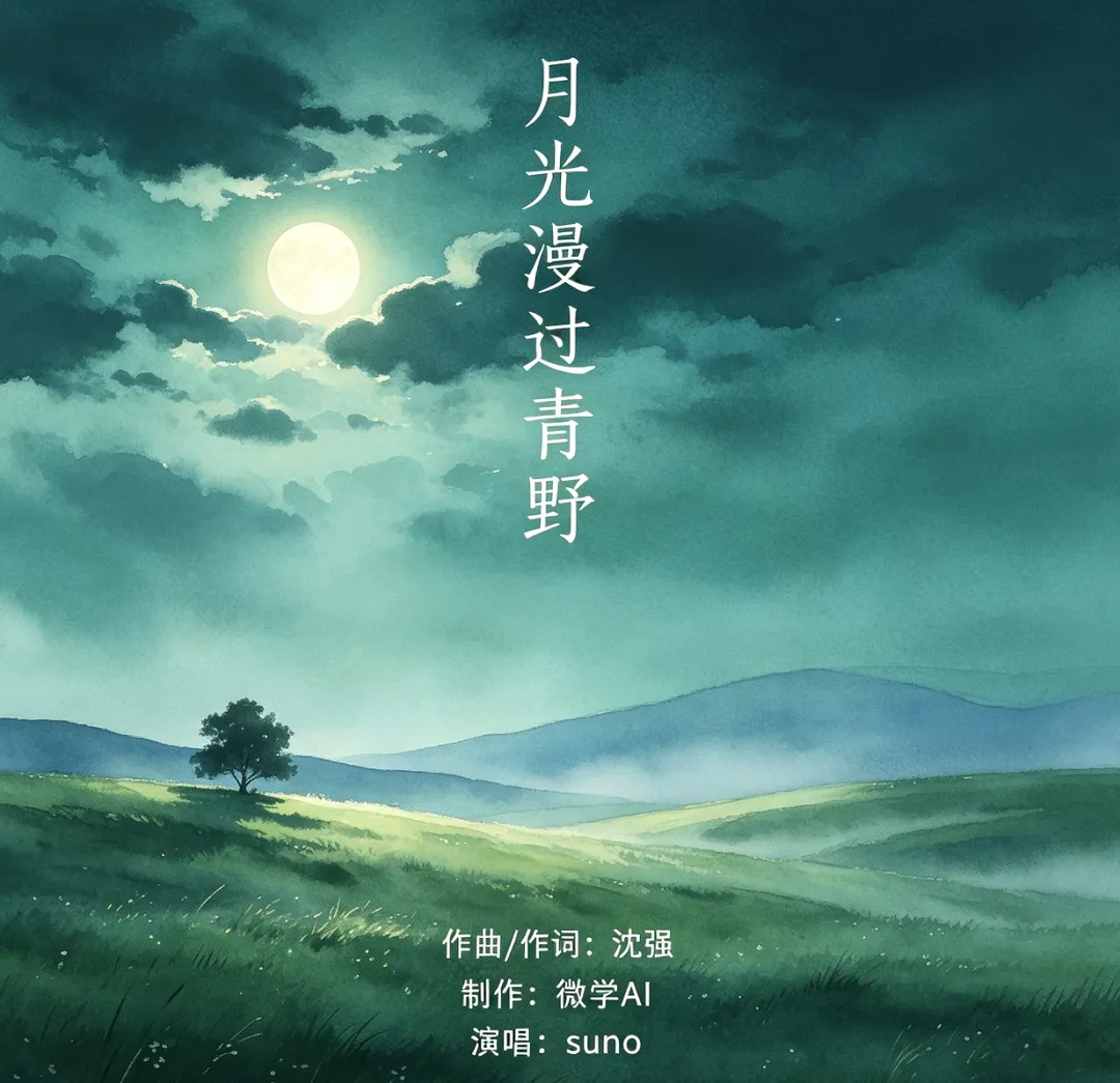 《月光漫过青野》 AI Agent歌曲