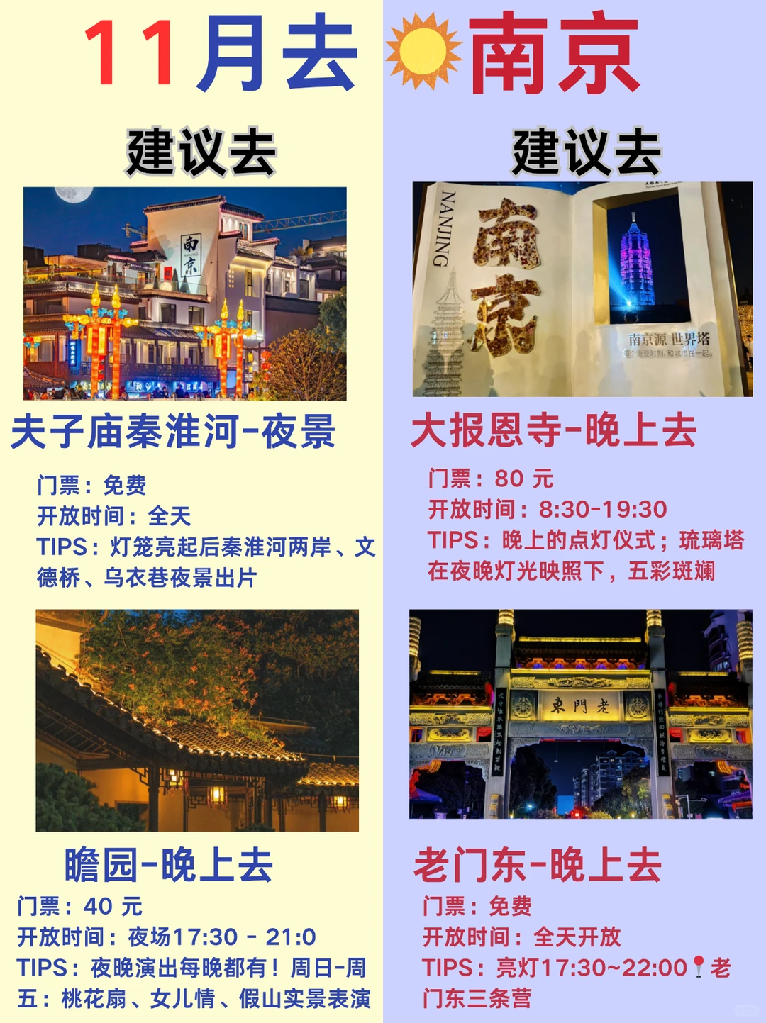 11月来南京，这几个景点劝你别去！！！！！！