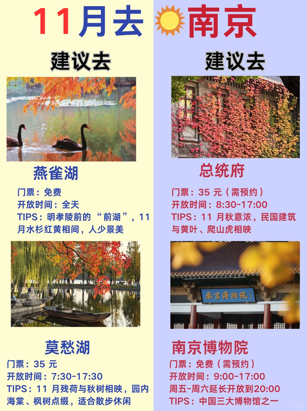 11月来南京，这几个景点劝你别去！！！！！！