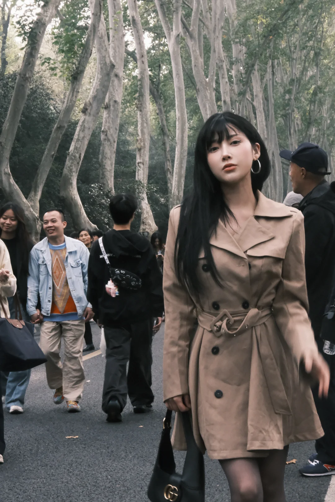 南京梧桐大道 人真美