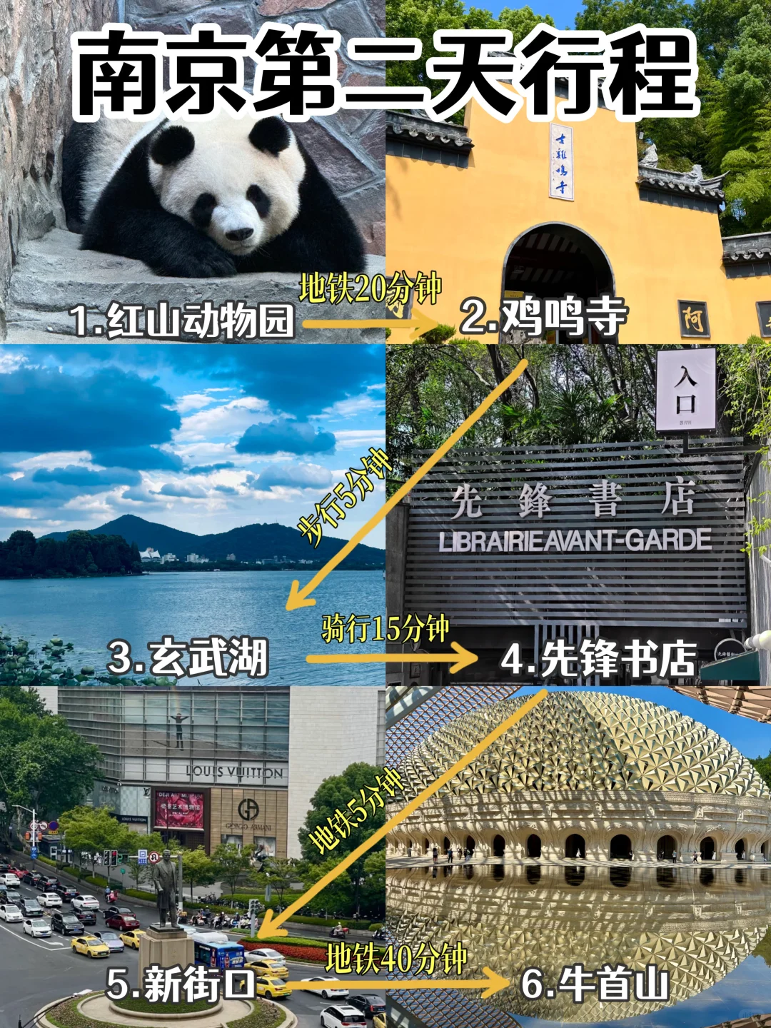 南京📍3天2夜 必去景点经典citywalk路线🏝️