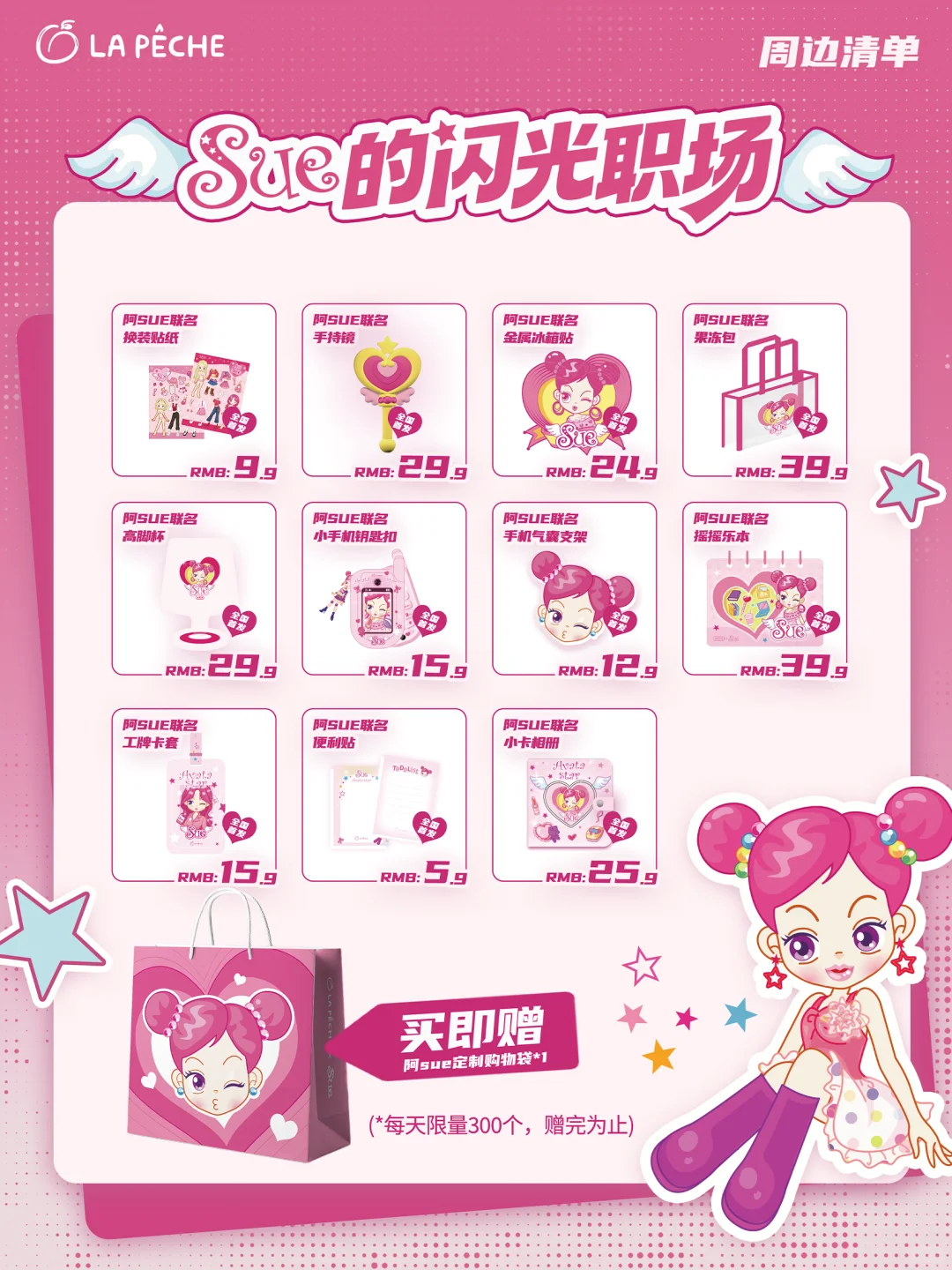 阿sue快闪周边长这样？必冲！(ฅ´ω`ฅ)