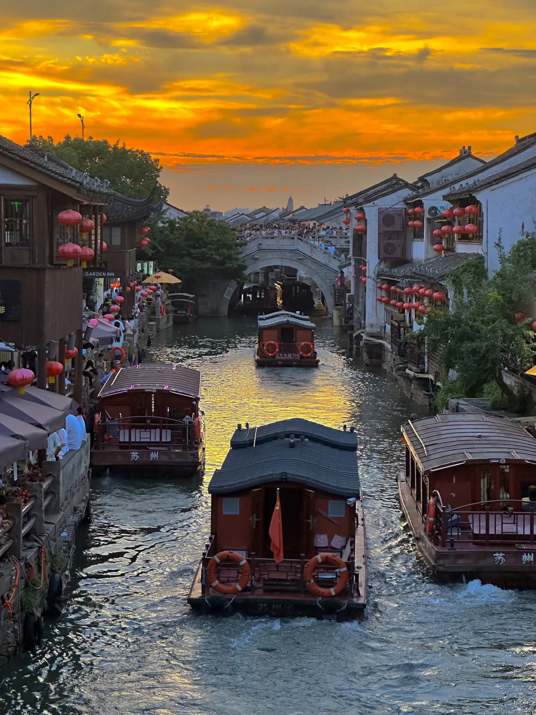 因为山塘街的河景，永远对苏州有滤镜。。。