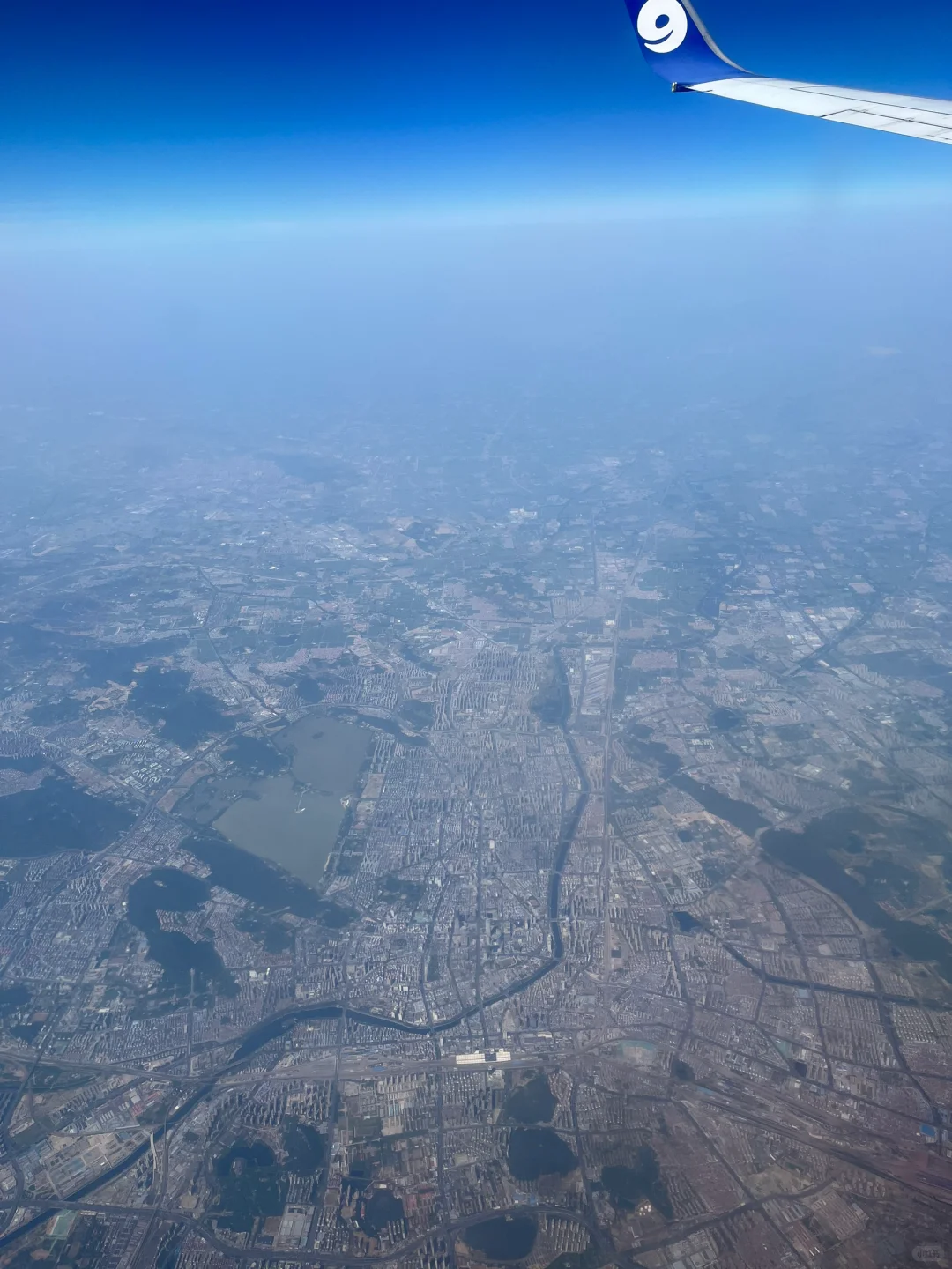 从徐州上空飞过，看到了曾经的黄河