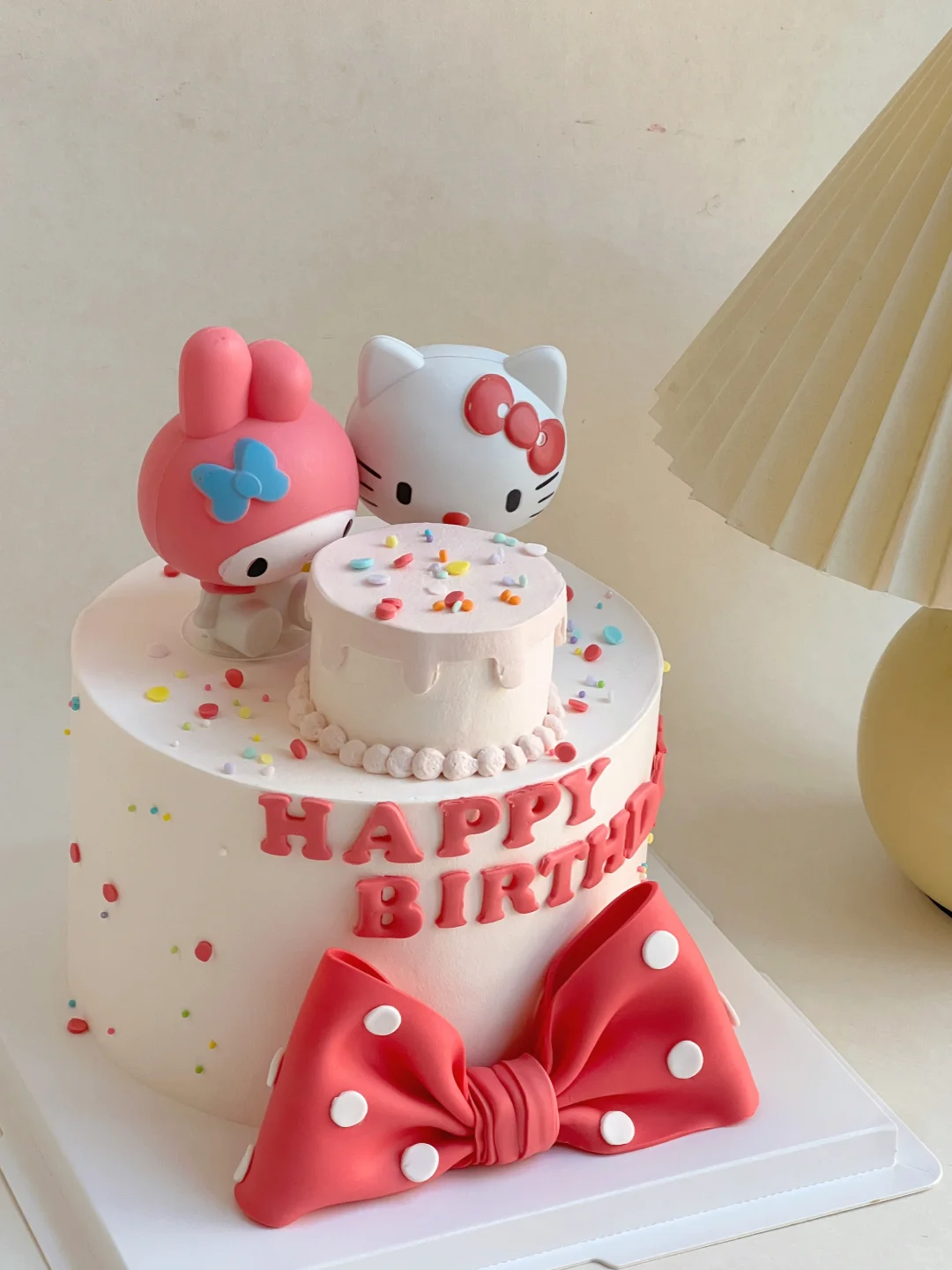 Hello Kitty和美乐蒂蛋糕徐州新城区蛋糕