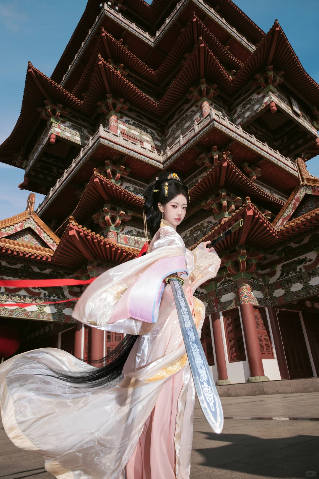 徐州宝莲寺拍战国袍📸折腰同款美到炸🔥