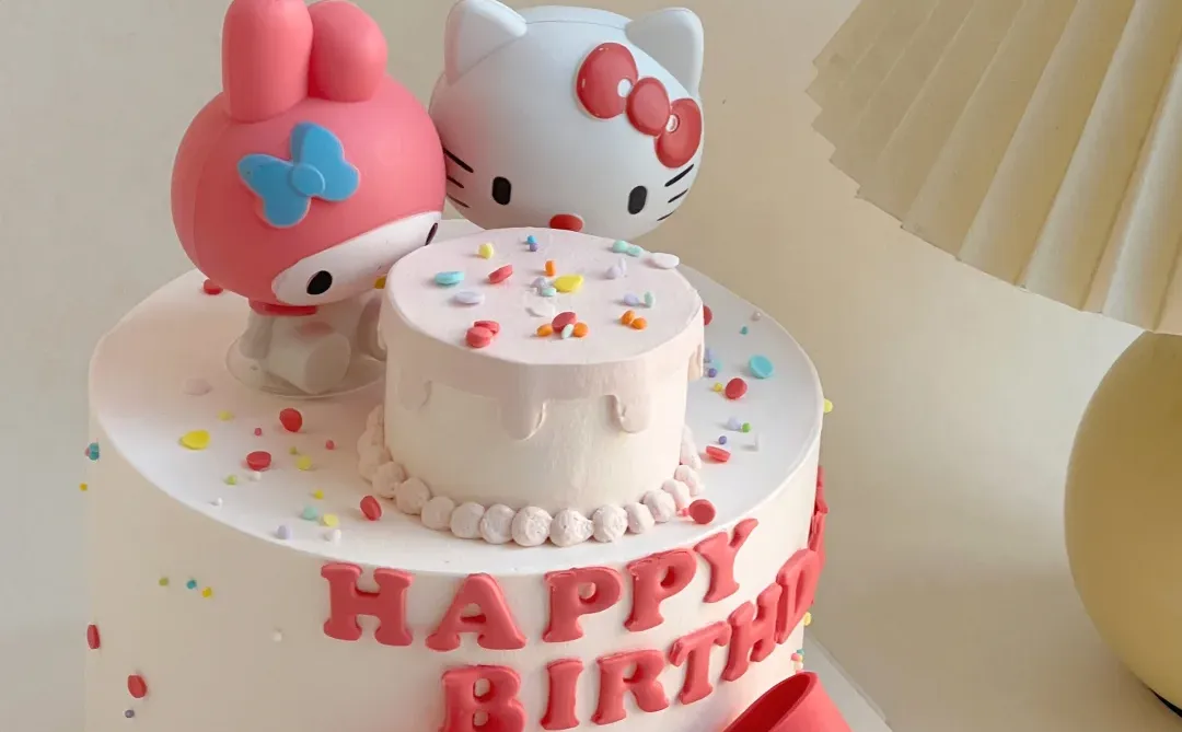 Hello Kitty和美乐蒂蛋糕徐州新城区蛋糕