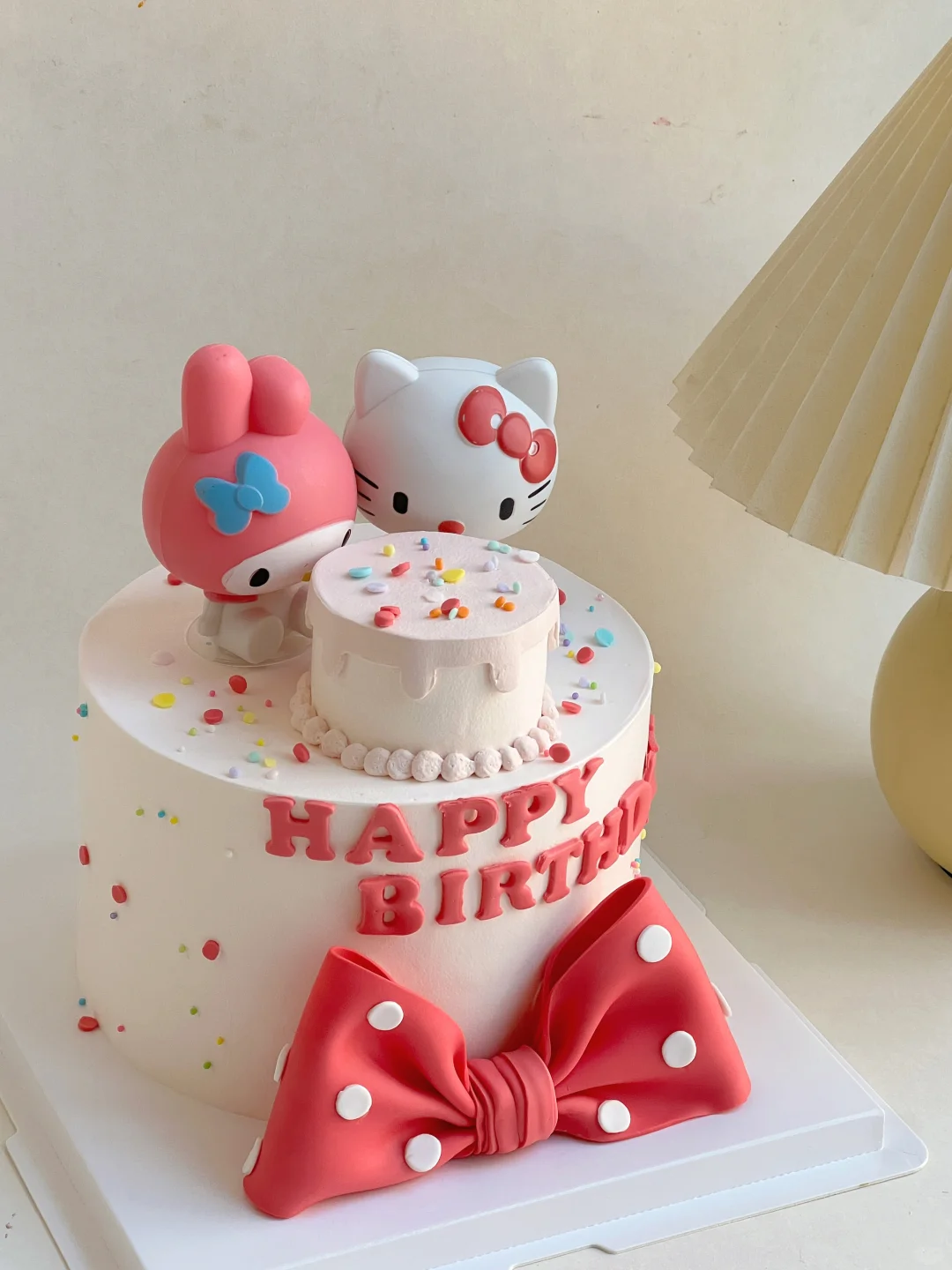 Hello Kitty和美乐蒂蛋糕徐州新城区蛋糕