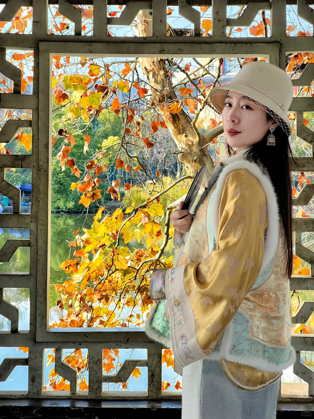 画框里的晚秋🍁藏在徐州公园里免费拍照打卡