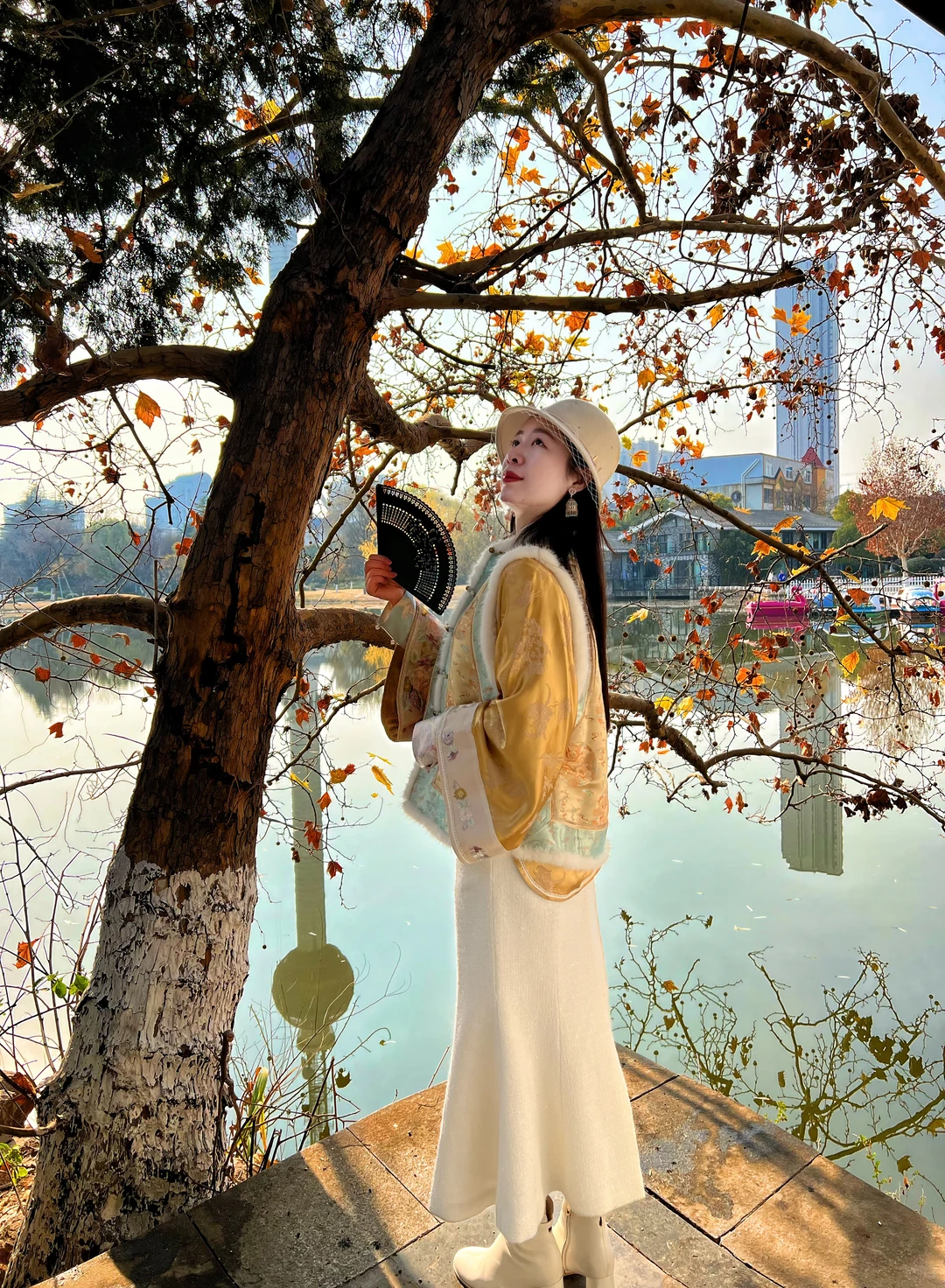 画框里的晚秋🍁藏在徐州公园里免费拍照打卡