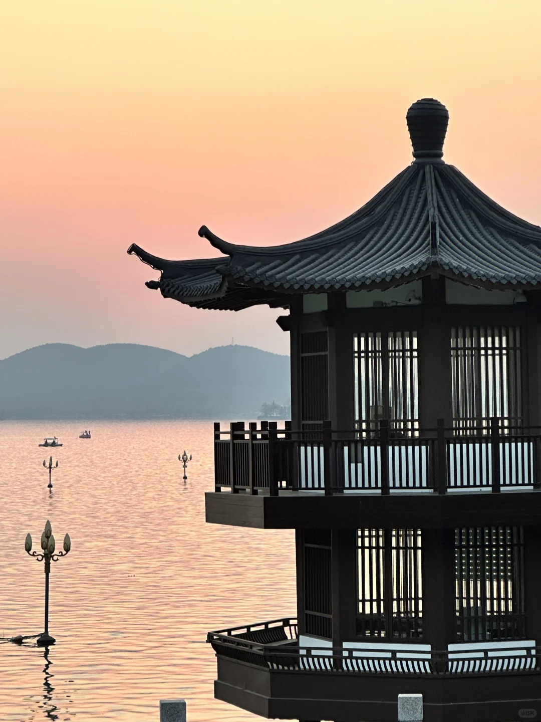 徐州 云龙湖的日落