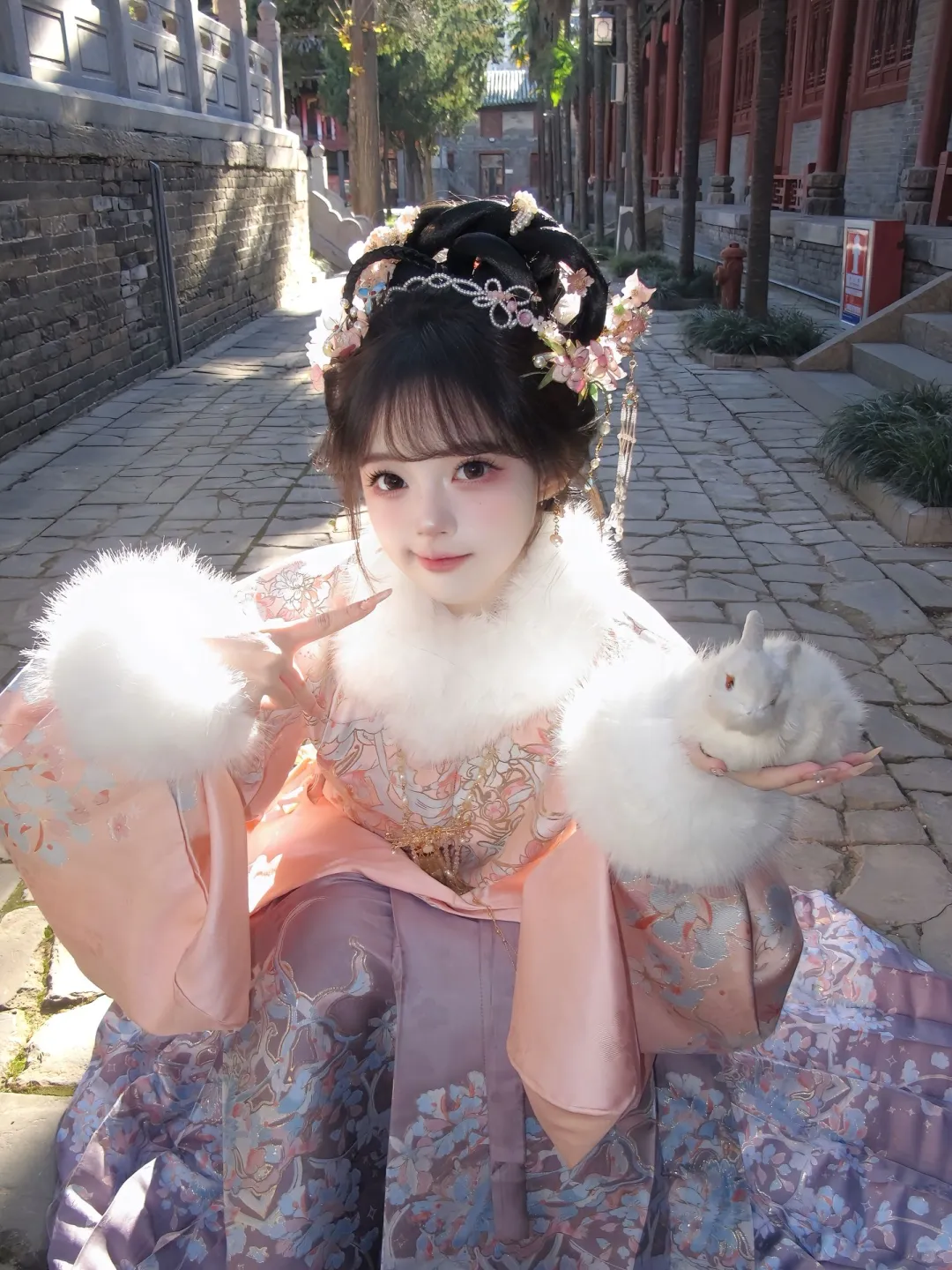 徐州！小预算💸做了冬日动物塑汉服🐰