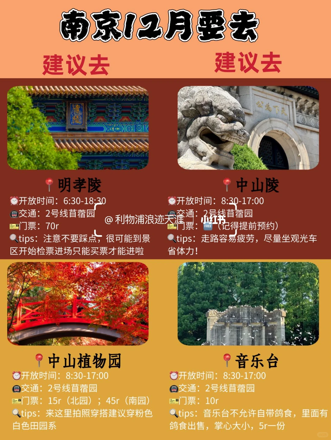 ❄️12月｜建议大家去南京打卡的景点