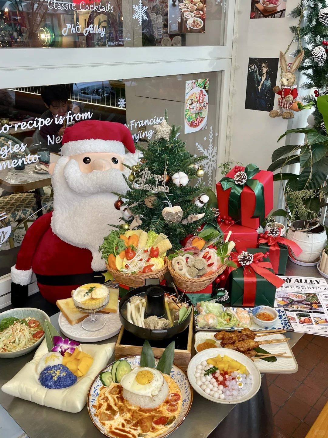 南京新街口！圣诞感满分的越南小馆🎄