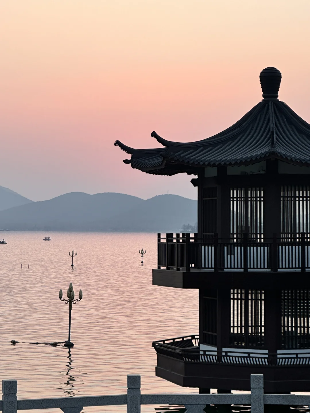 徐州 云龙湖的日落