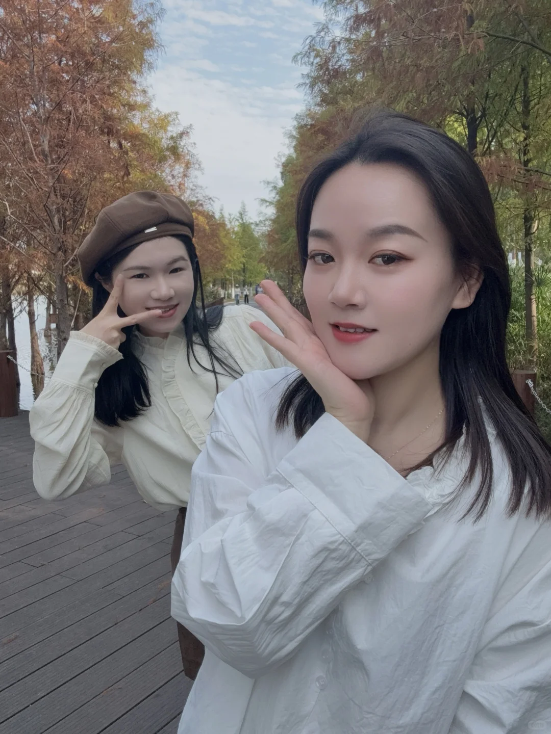 东莞的冬，藏在落羽杉的绯色里🍂