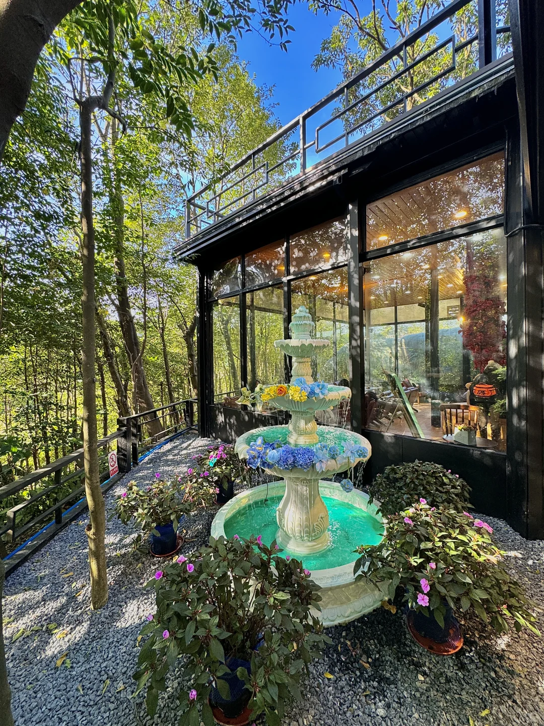 东莞｜愿意坐一天的森林瀑布咖啡屋🌳