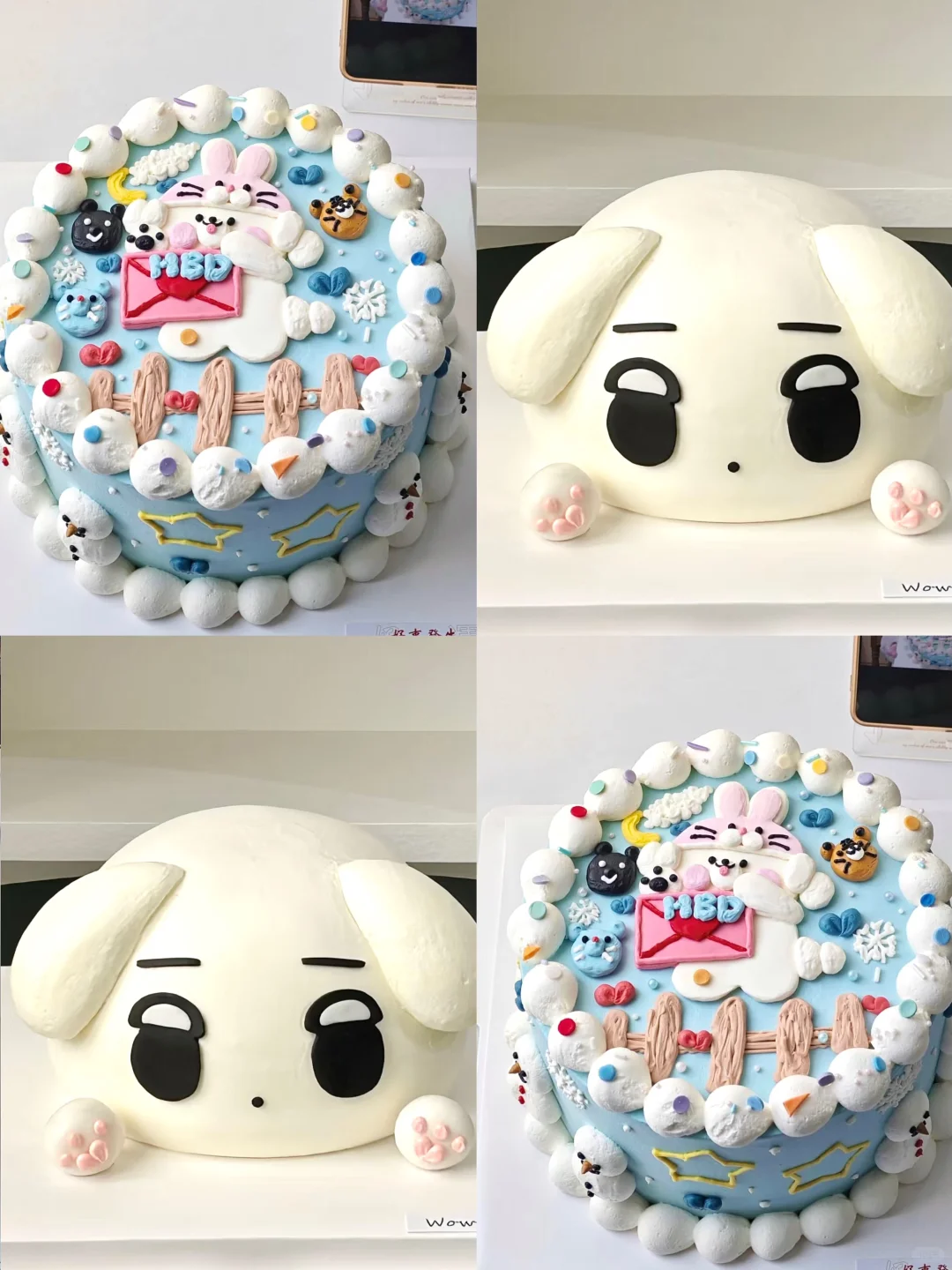 深圳限定🍰金玟庭winter咖喱狗蛋糕萌化啦