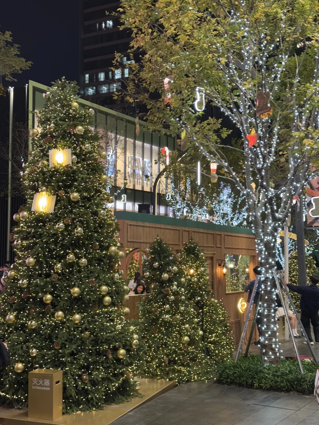 🎄你看，深圳万象天地今年的圣诞布景…